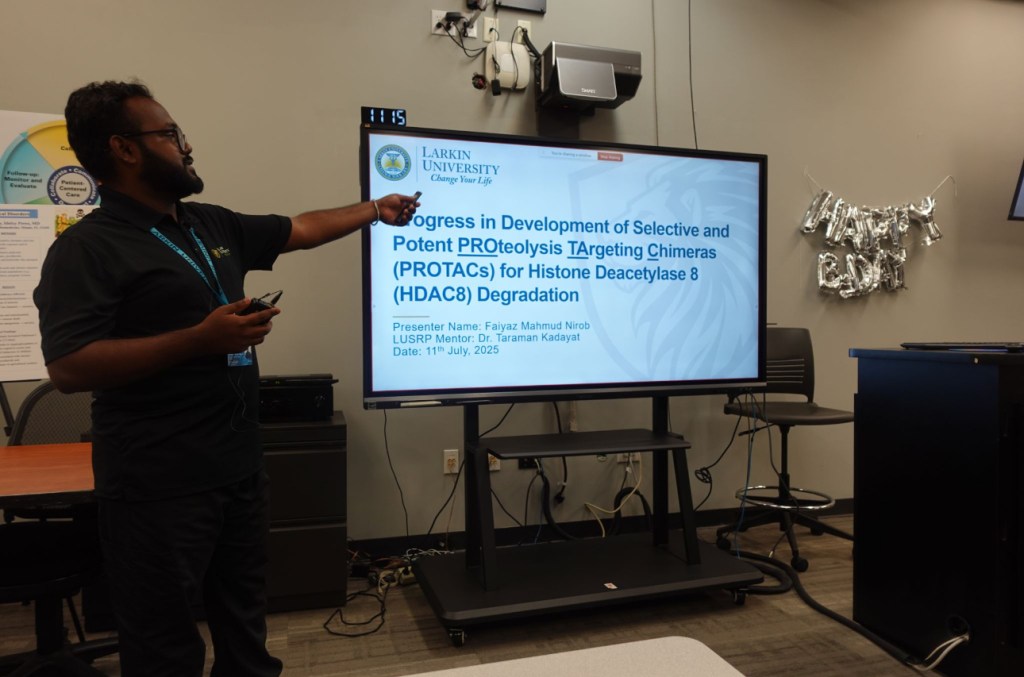 Breaking Barriers Through Research: Faiyaz Mahmud Nirob’s Experience at Larkin University’s Summer Research&nbsp;Program