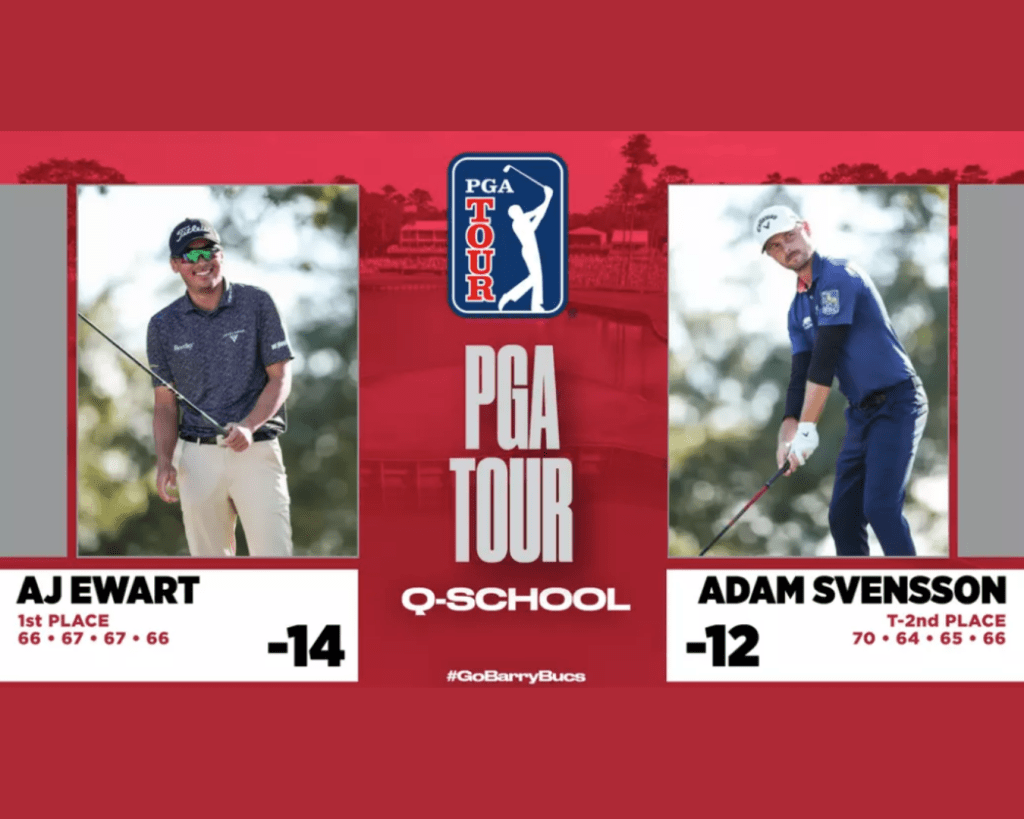 Barry Golf Alumni Shine on the Road to the PGA&nbsp;Tour