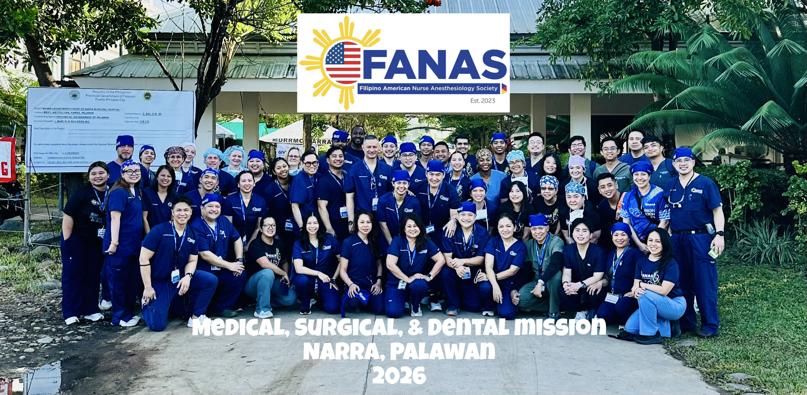 FANAS Leads Inaugural International Medical, Surgical, and Dental Mission: Delivering Compassionate Care to Narra, Palawan