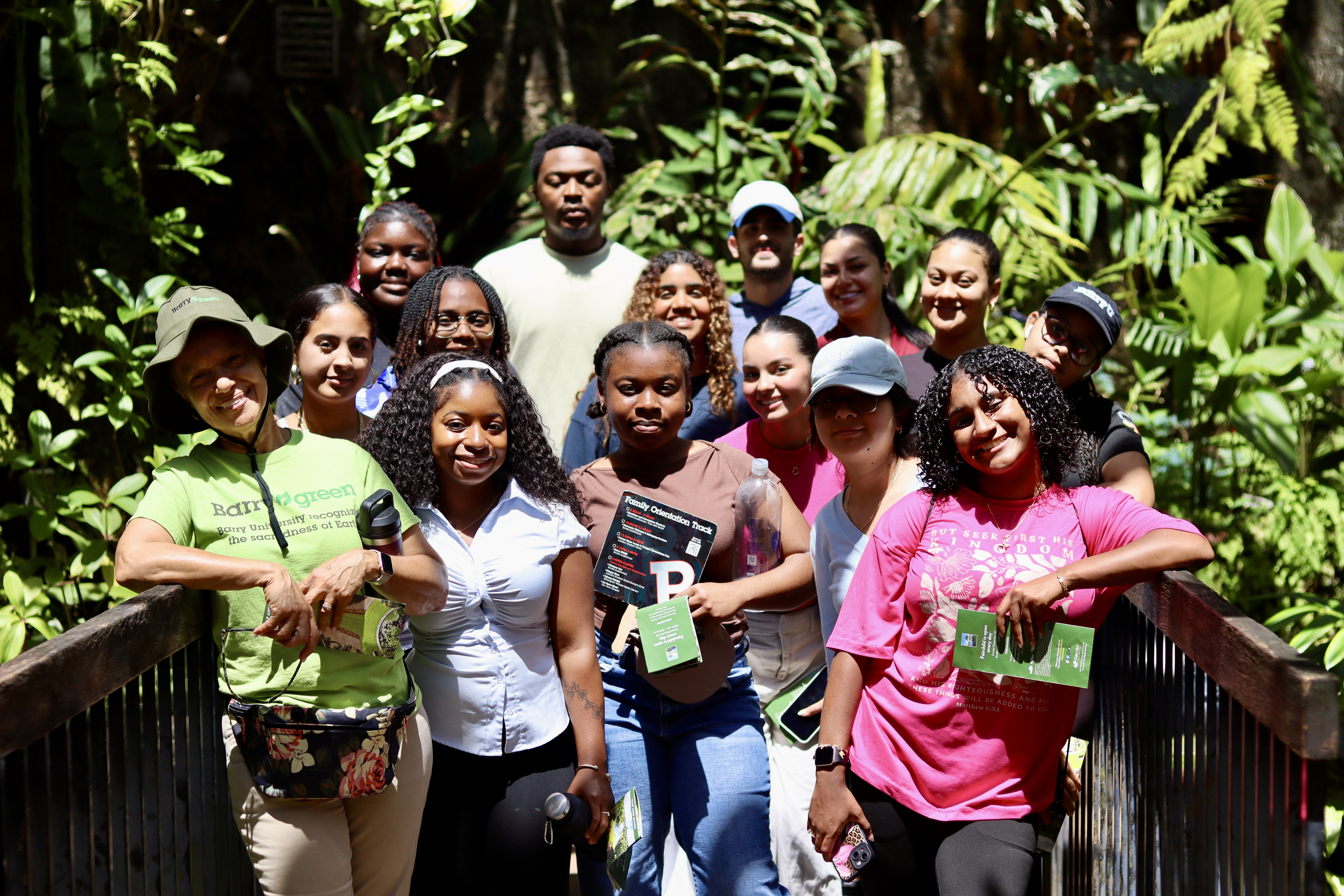 Barry University Biology Students Take Learning Outdoors to the Fairchild Tropical Botanic Garden