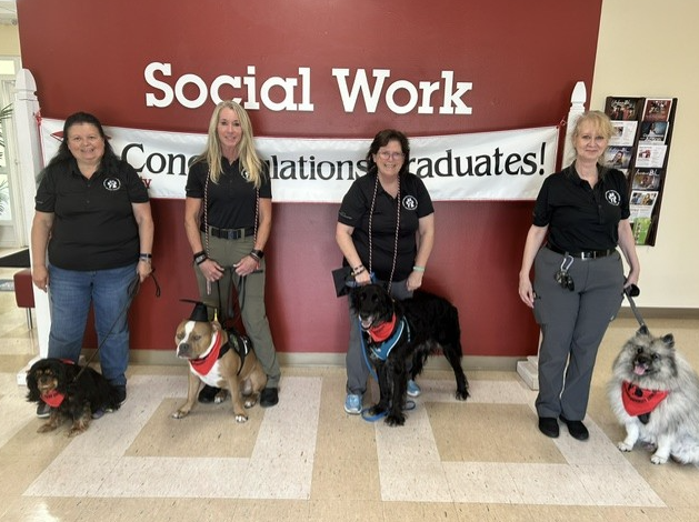 Barry University Celebrates First Graduating Cohort of Canine-Assisted Trauma-Informed Services (CATISS) Program