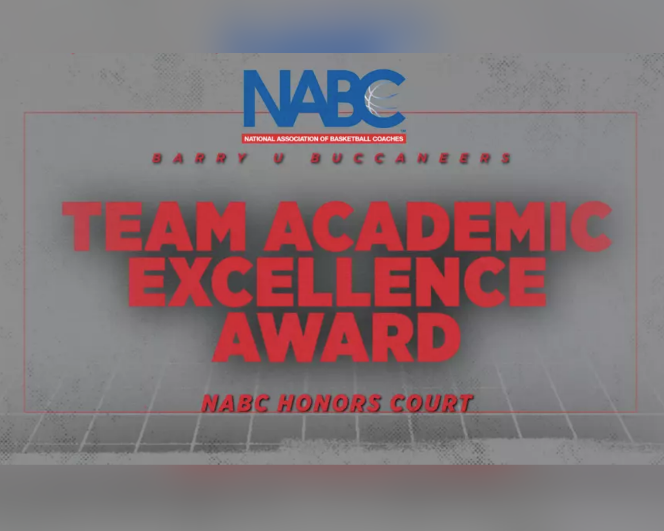 Barry University Men’s Basketball Earns NABC Team Academic Excellence Award