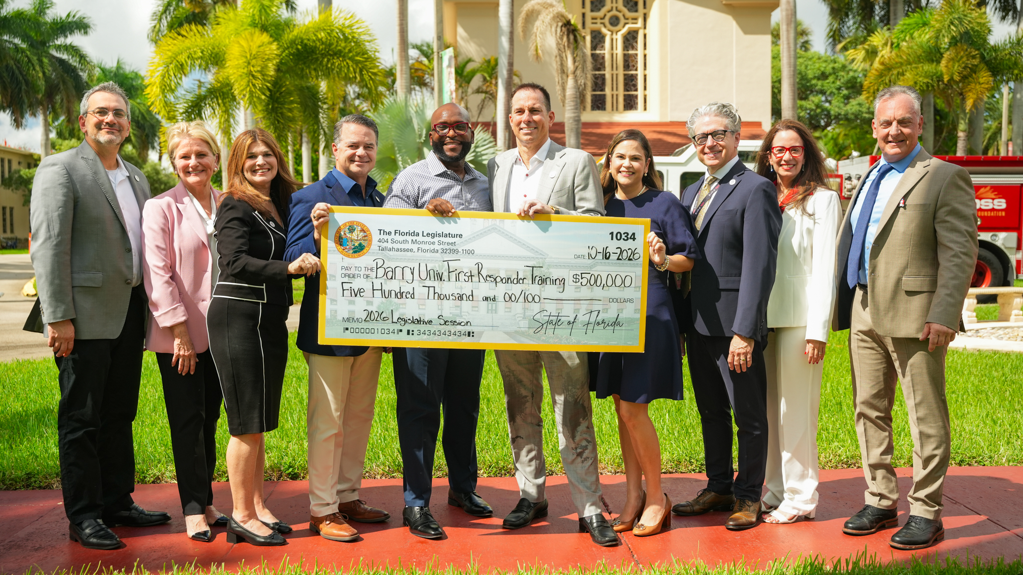 Barry University Secures $500,000 in State Appropriations for First Responder Risk Detection Training